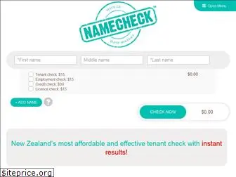 namecheck.co.nz