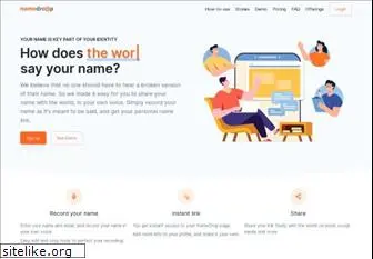 www.namedrop.io