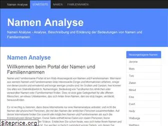 namenanalyse.com