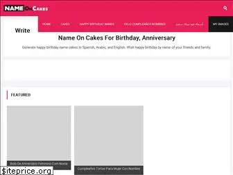 nameoncakes.com