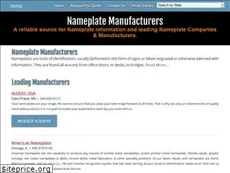 nameplate-manufacturers.com