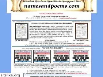 namesandpoems.com