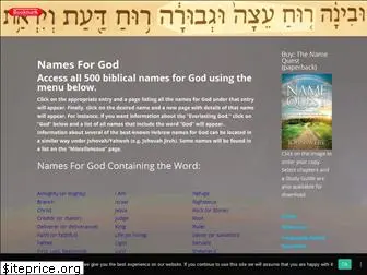 namesforgod.net