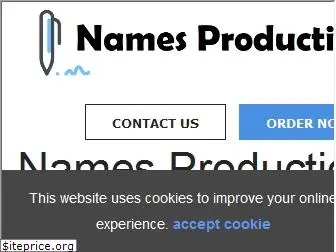 namesproduction.com