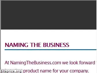 namingthebusiness.com
