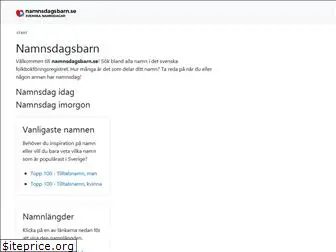 namnsdagsbarn.se