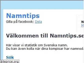 namntips.se