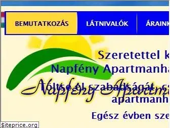 napfenyapartmanhaz.hu