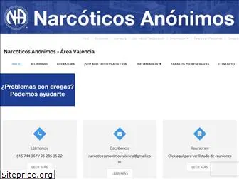 narcoticosanonimosvalencia.es