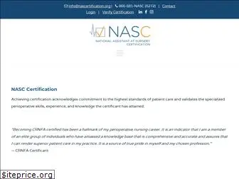 nascertification.com