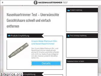 nasenhaartrimmertest.net