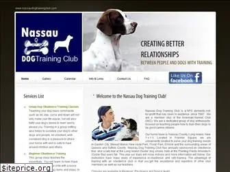 nassaudogtrainingclub.com