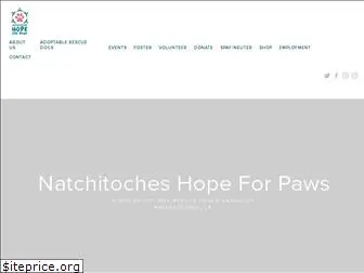 natchitocheshopeforpaws.org