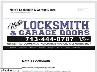 nateslocksmithandgaragedoors.com