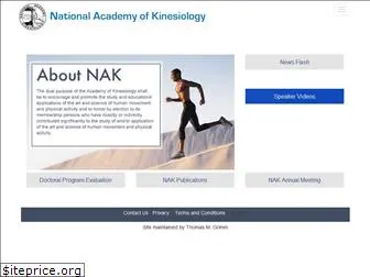 nationalacademyofkinesiology.org