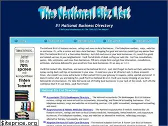 nationalbizlist.com