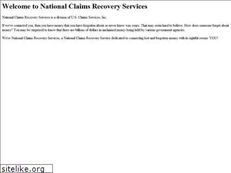 nationalclaimsrecoveryservices.com