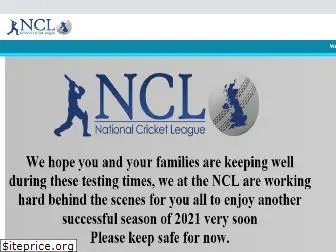 nationalcricketleague.co.uk