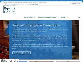 nationalequineforum.com