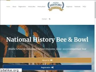 nationalhistorybee.com