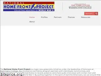 nationalhomefrontproject.org