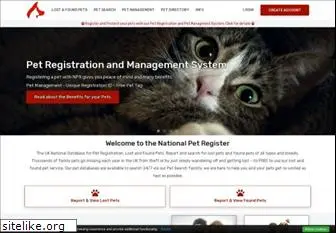 nationalpetregister.org