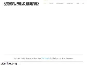 nationalpublicresearch.com