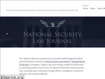 nationalsecuritylawjournal.org