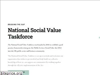 nationalsocialvaluetaskforce.org