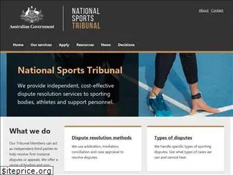 nationalsportstribunal.gov.au