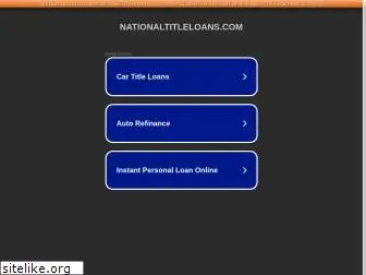 nationaltitleloans.com