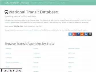 nationaltransitdatabase.org