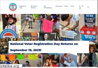 nationalvoterregistrationday.org