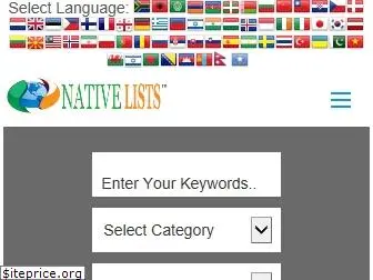 nativelists.com