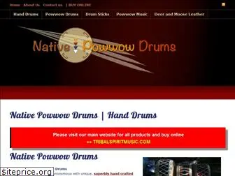 nativepowwowdrums.com