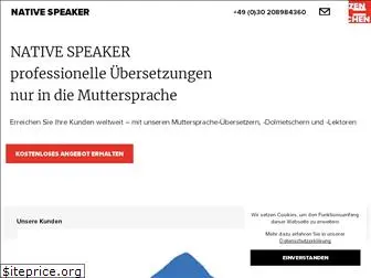 nativespeaker.de