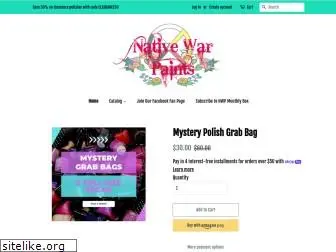 nativewarpaints.com