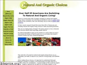 natural-and-organic-choices.com