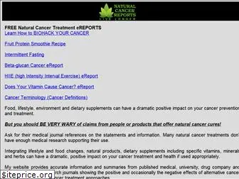 naturalcancerreports.com