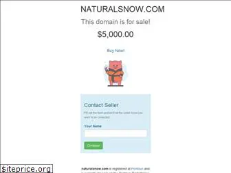 naturalsnow.com