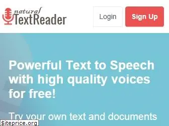 naturaltextreader.com