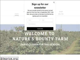 naturesbountyfarm.com