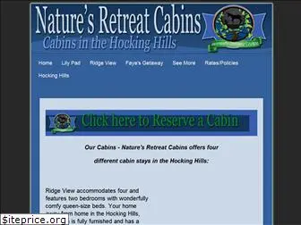 naturesretreatcabins.com