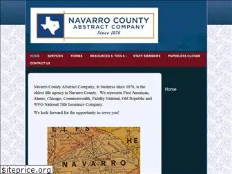 navarrocountyabstract.com