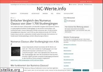 www.nc-werte.info website price