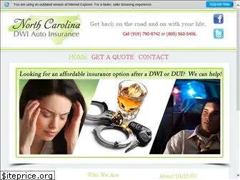 ncdwiautoinsurance.com