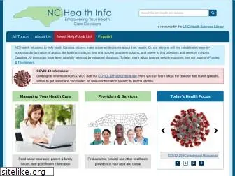 nchealthinfo.org