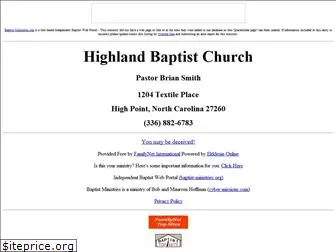 nchighlandbaptist.com
