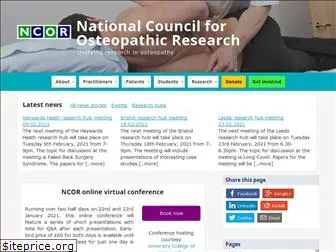 ncor.org.uk