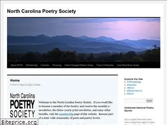 ncpoetrysociety.org